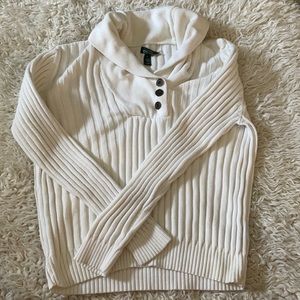 💛Lauren Ralph Lauren White Sweater